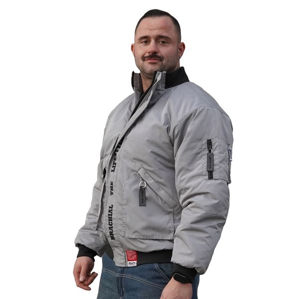 Brachial Flight Jacket City Grey
