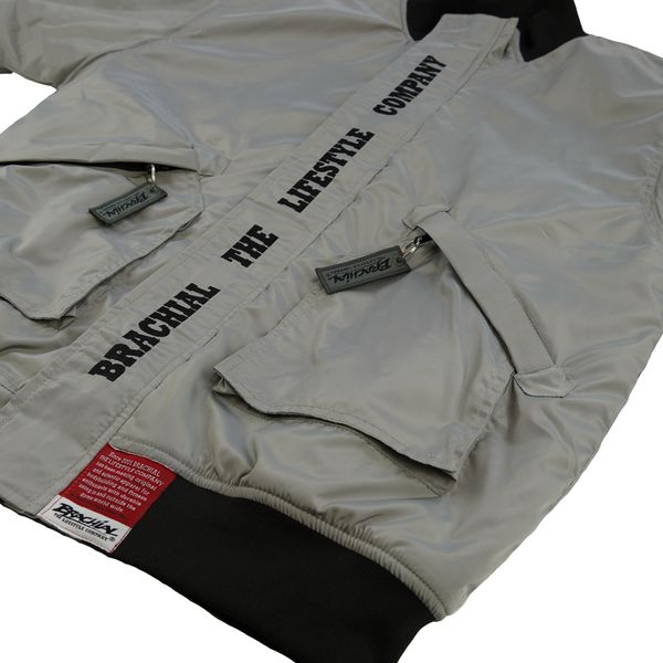 Brachial Flight Jacket City Grey