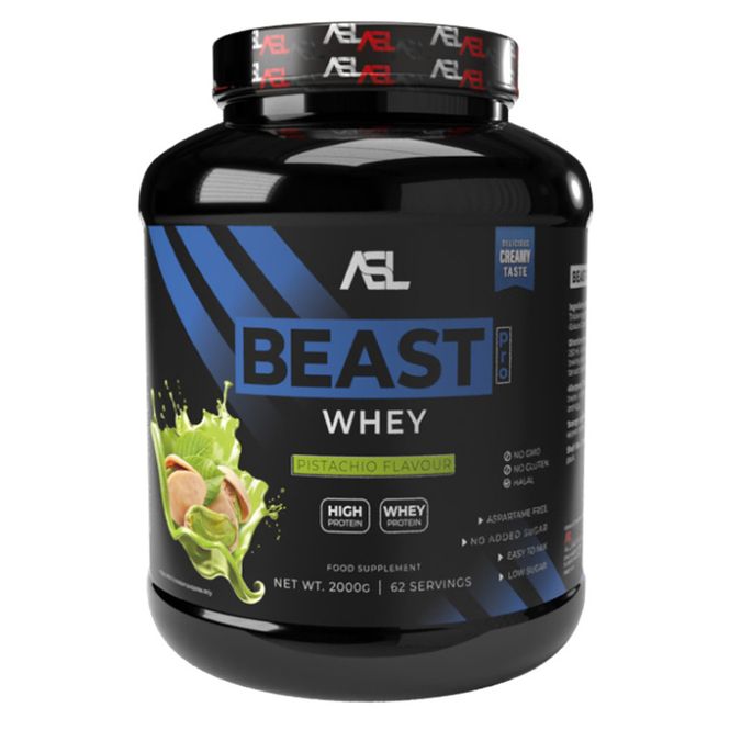 Hovedbilde ASL Beast Whey 2kg Pistachio