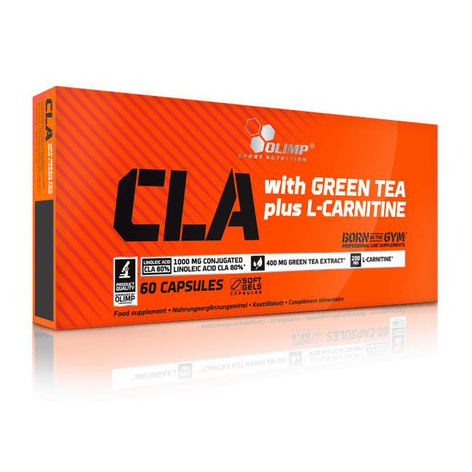 Hovedbilde Olimp CLA with Green Tea plus L-Carnitine 60 Kapsler