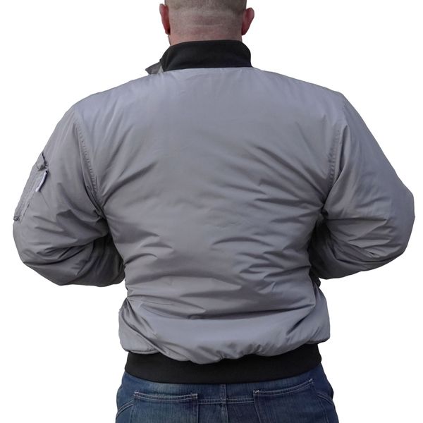 Brachial Flight Jacket City Grey