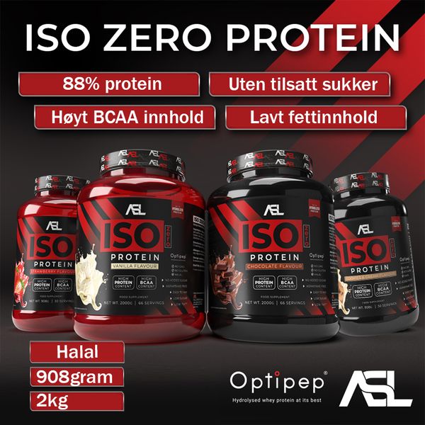 ASL Iso Zero Chocolate 908g