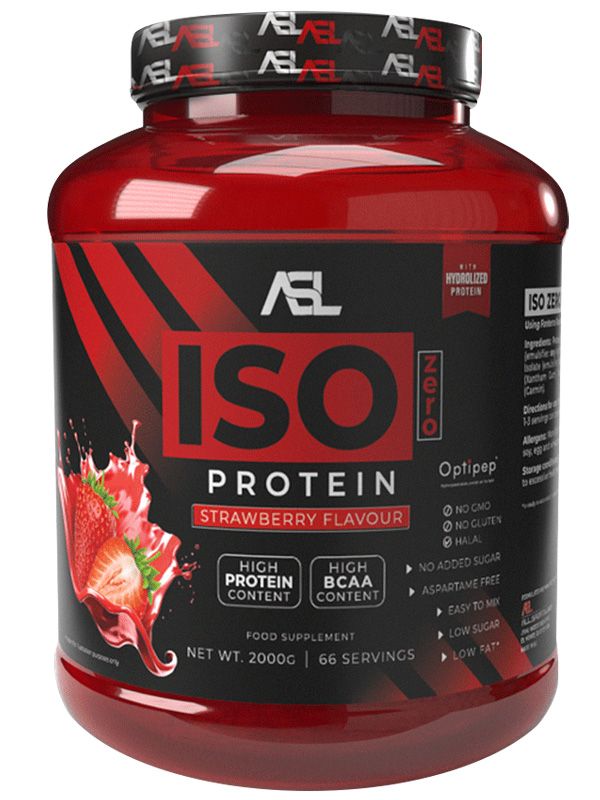 ASL Whey ISO Zero 2kg Strawberry